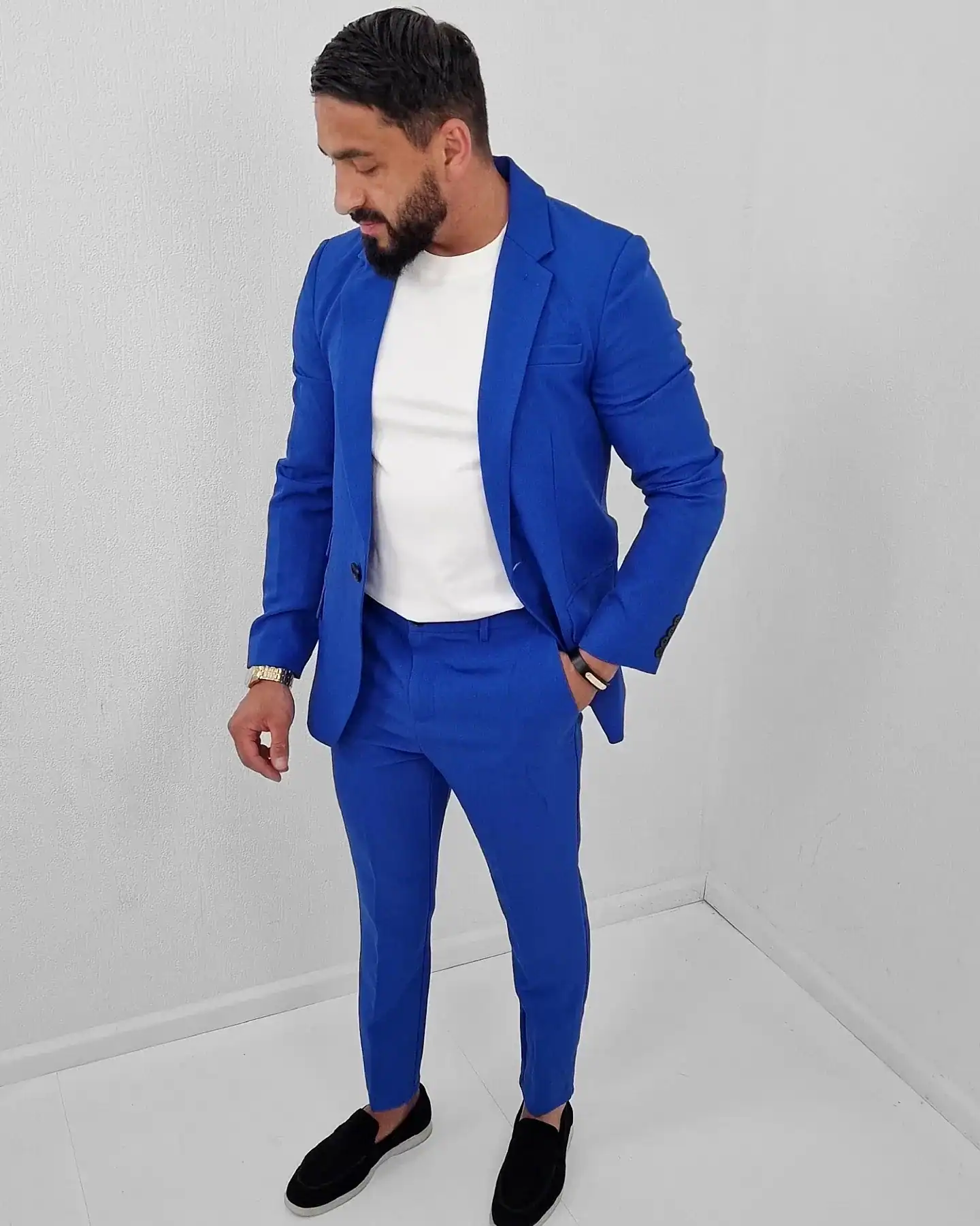 Business Casual Pak 2 delige Blauw