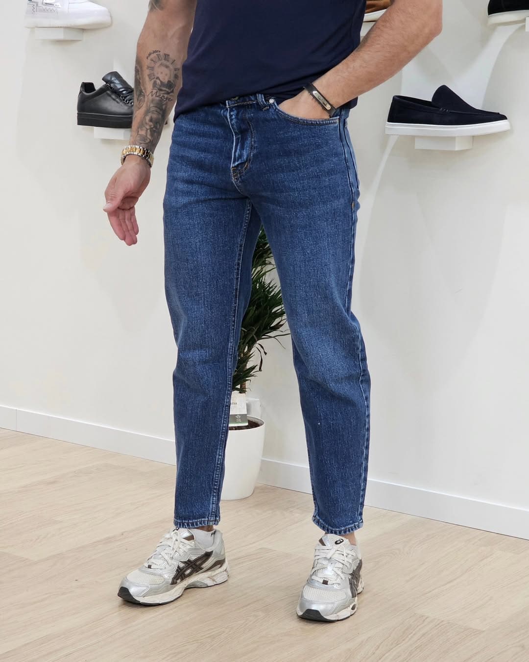 i8 Boyfriend Jeans Blauw 329