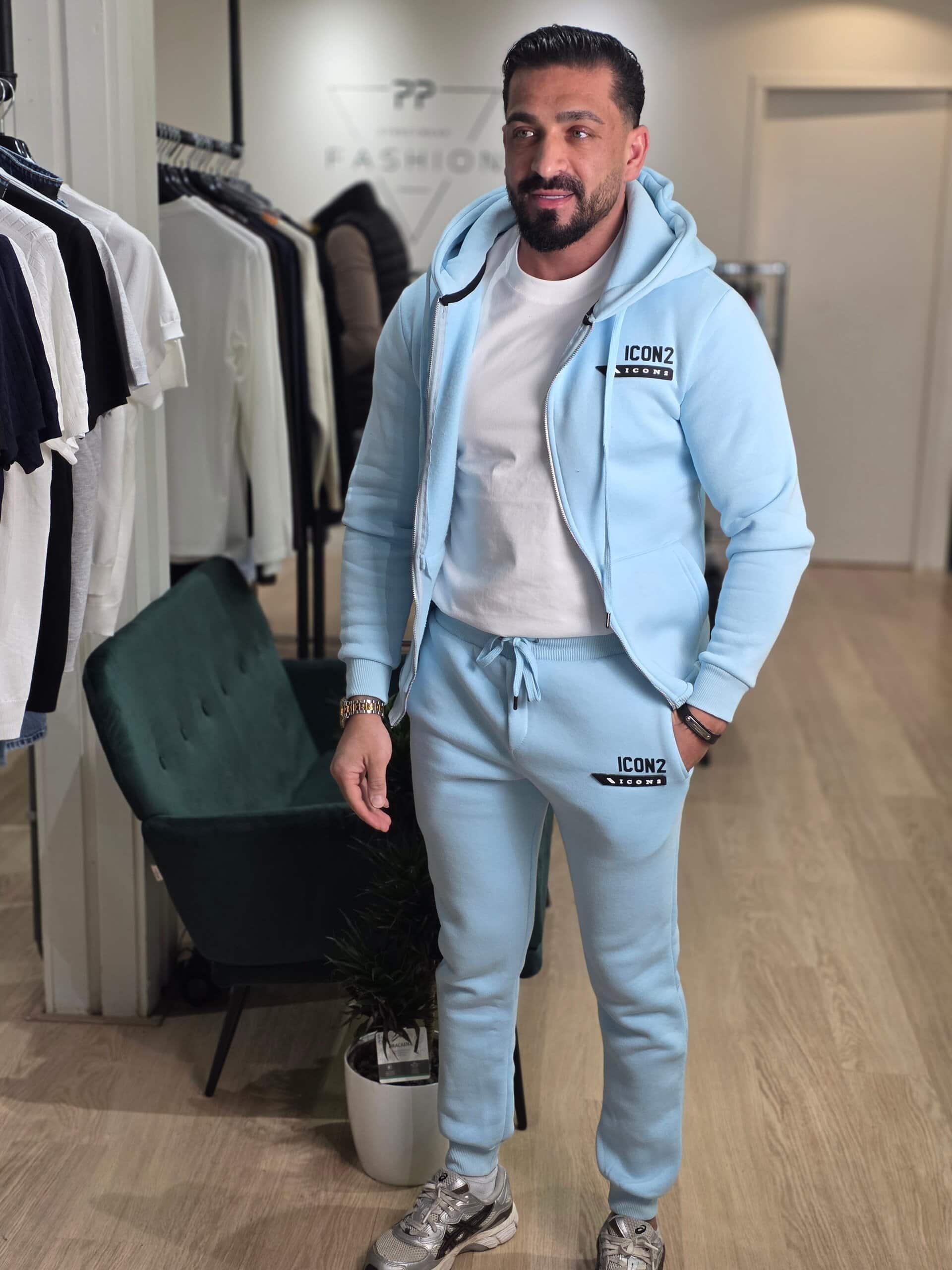 Icon2 Trainingspak Joggingpak Baby Blauw 1513