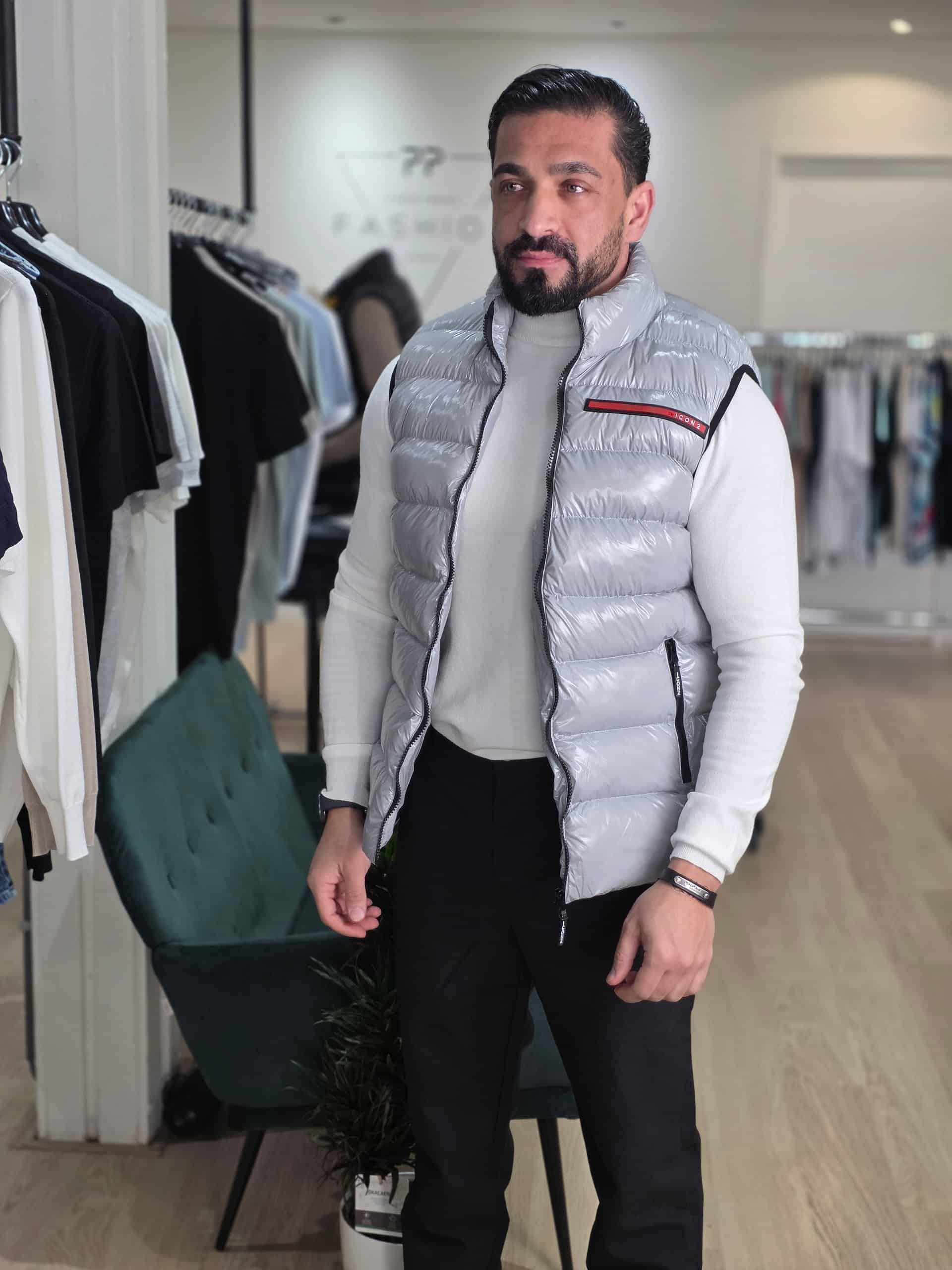 Icon2 Bodywarmer Zonder Capuchon Grijs 600