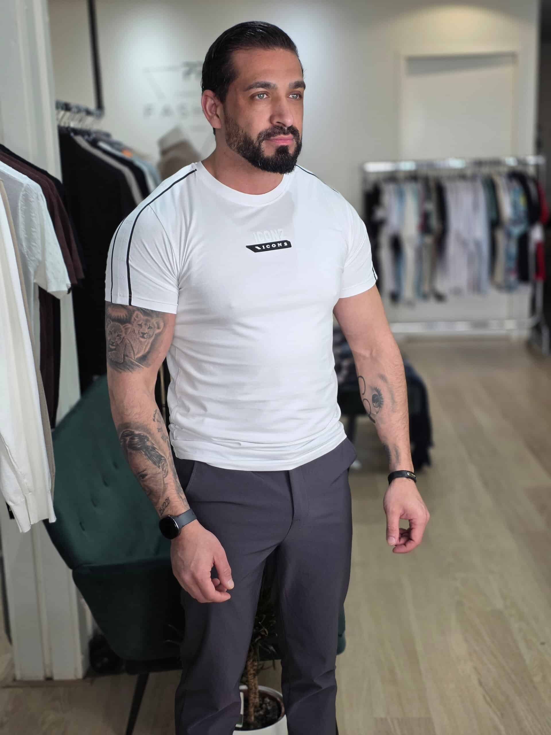 Icon2 T-shirt Wit 009