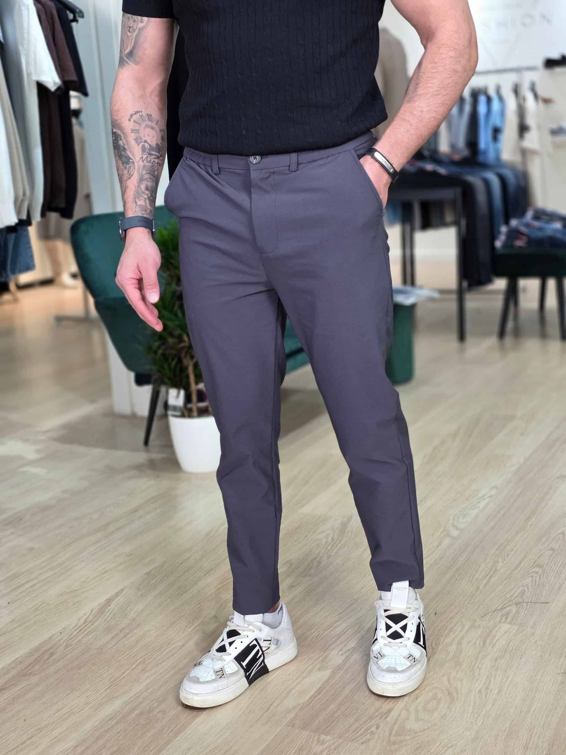 Tech Chino Super Stretch Donker Grijs 2023