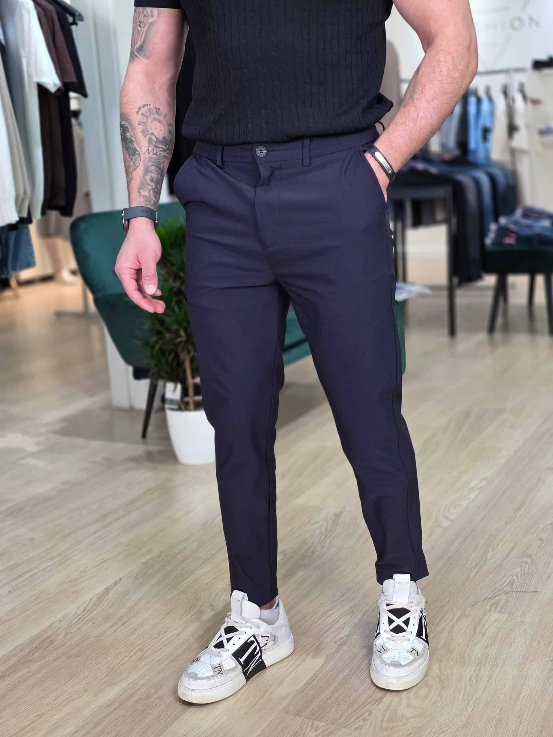 Tech Chino Super Stretch Donker Blauw 2023