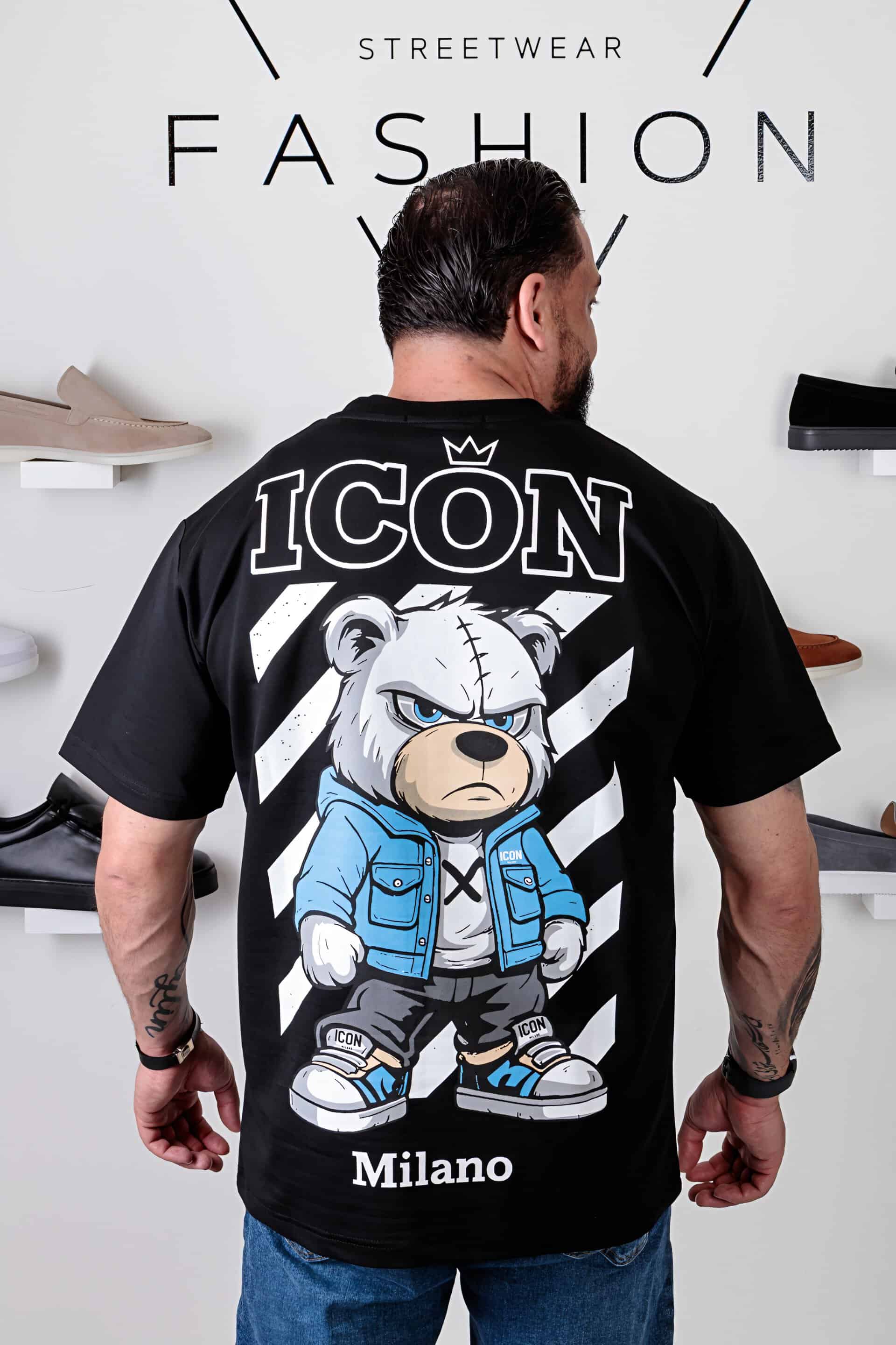 Icon Beer Oversized T-shirt Zwart 125