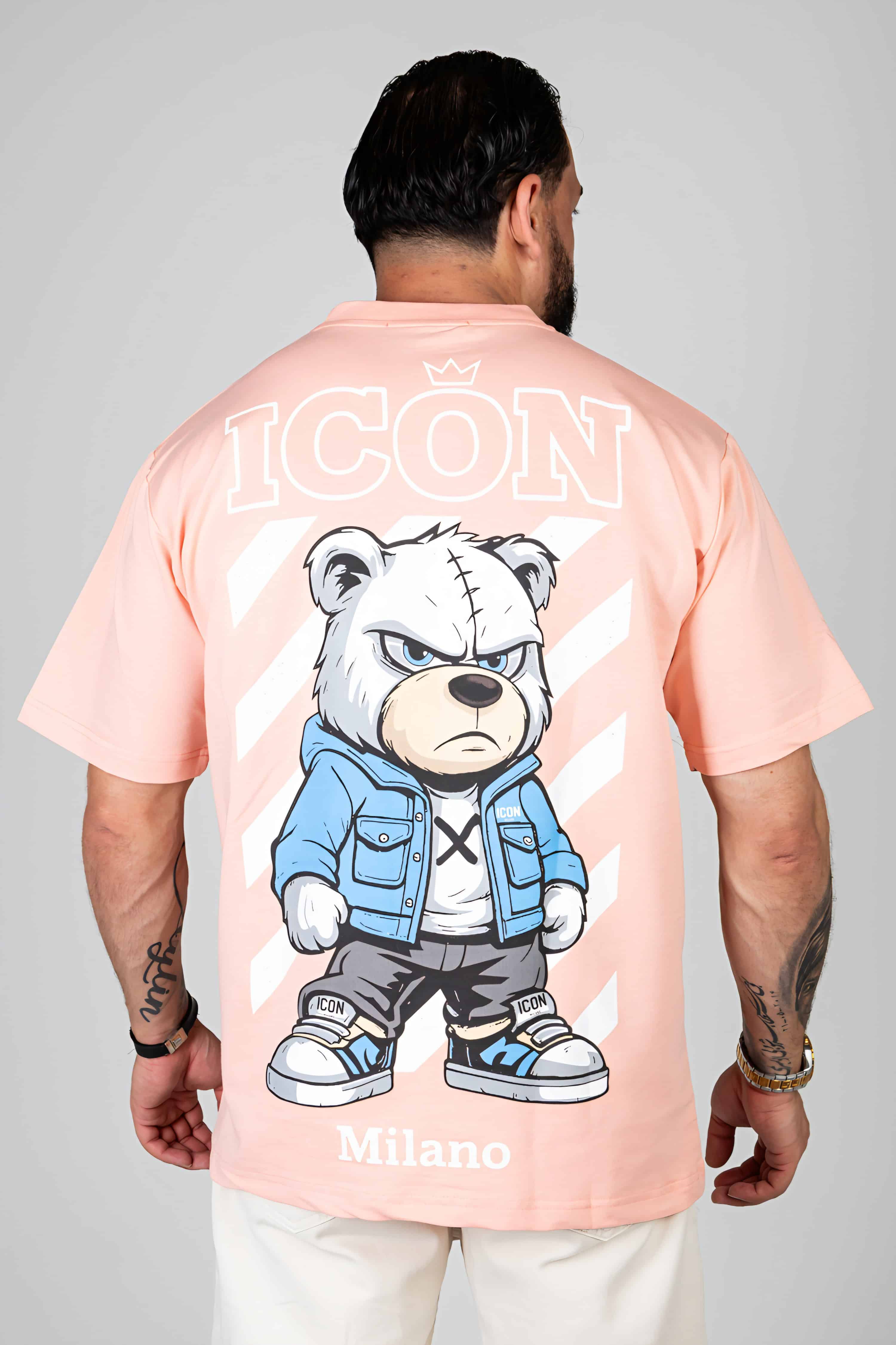 Icon Beer Oversized T-shirt Zalm 125